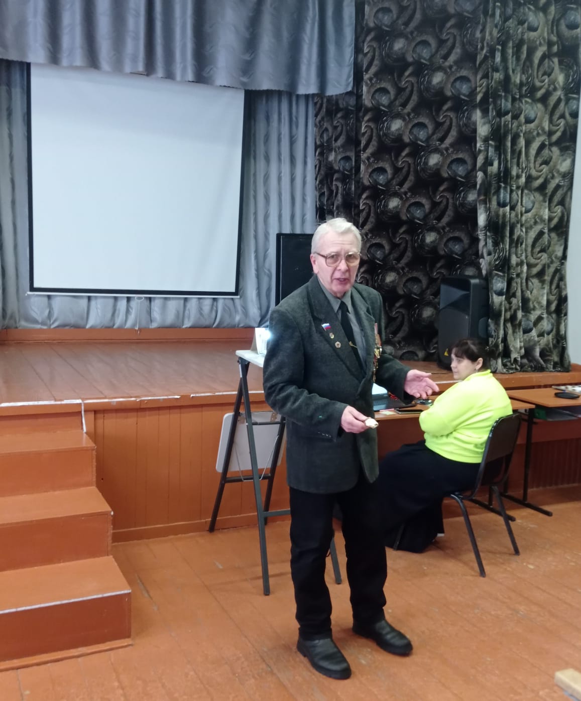 Встреча с ветераном боевых действий Полежаевым А.Е..